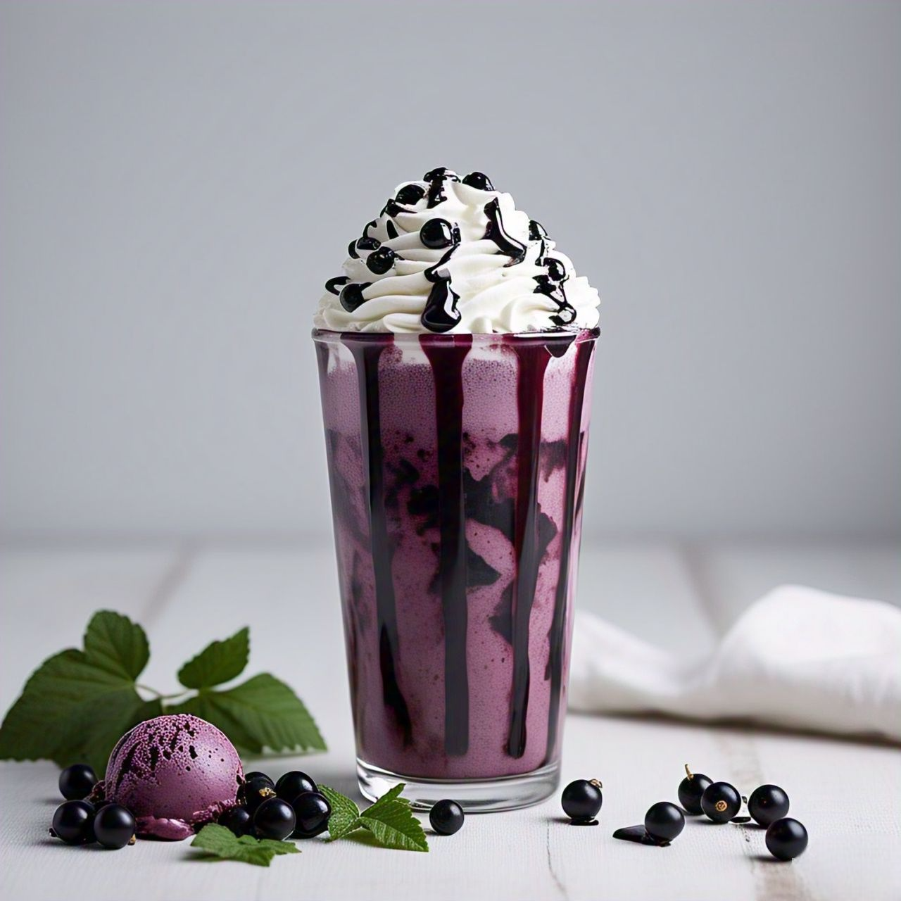 Black Current Milkshake