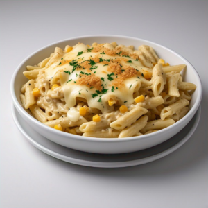 Corn Cheese Garlic Pasta