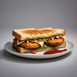 Aloo Tikki Sandwich