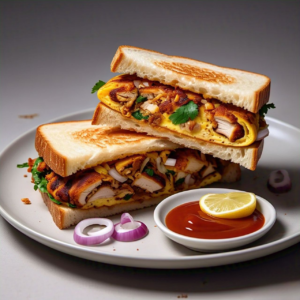 Chicken Bread Omelette