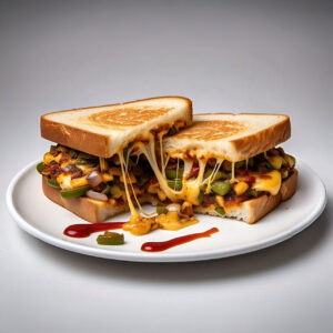 Chilly Cheese Veg Sandwich