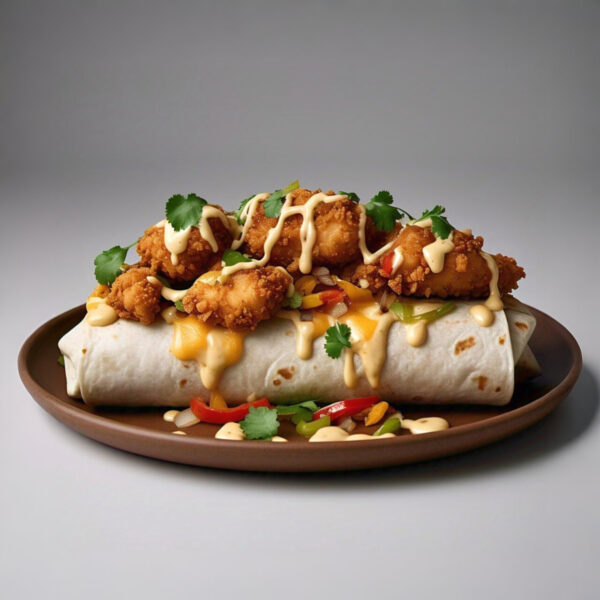 Fried Chicken Burrito