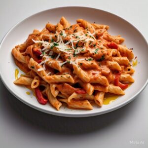Red pepper Sauce Pasta