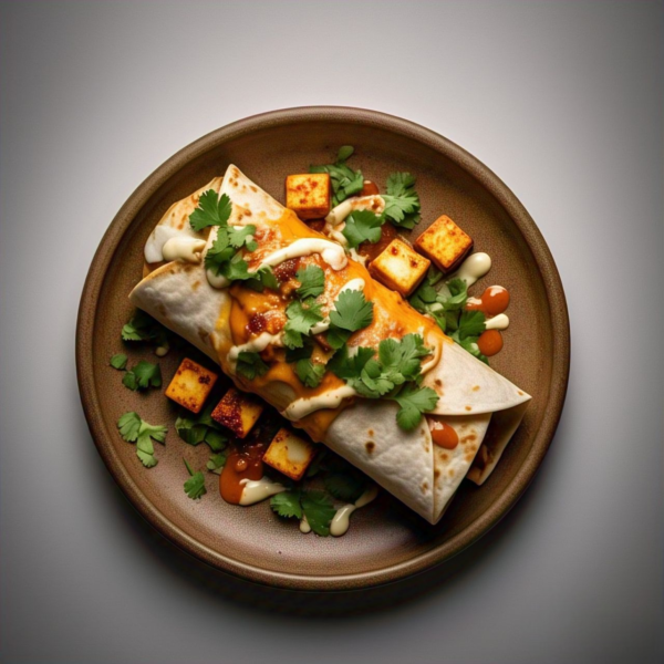 Spicy Paneer Burrito