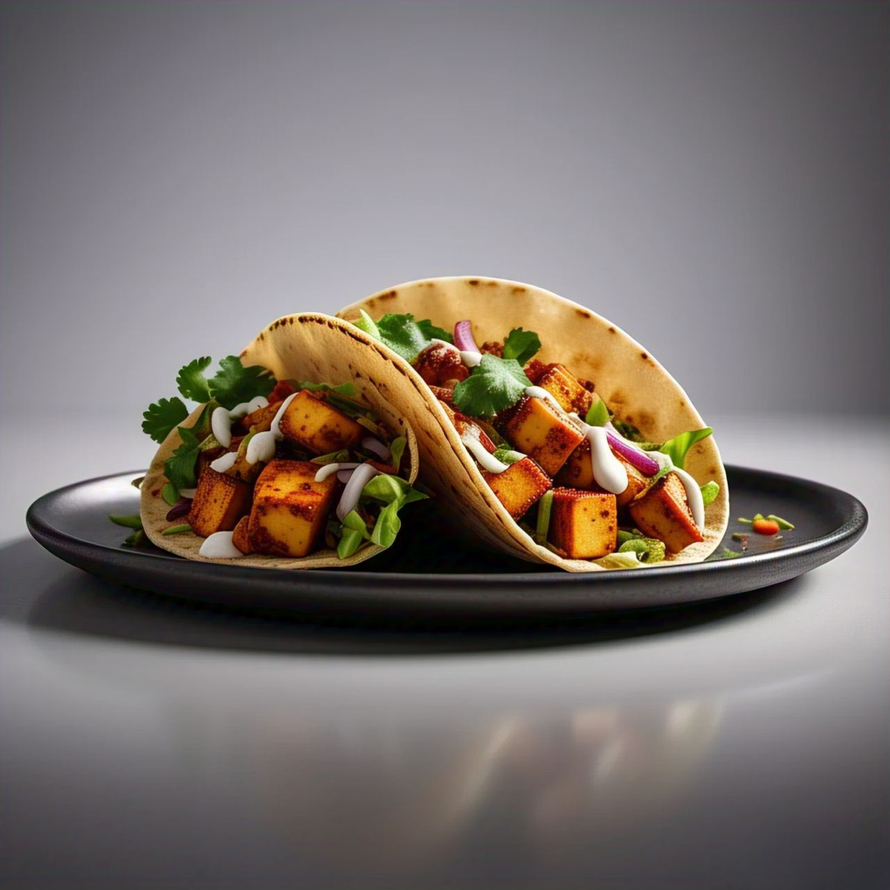 Spicy Paneer Taco