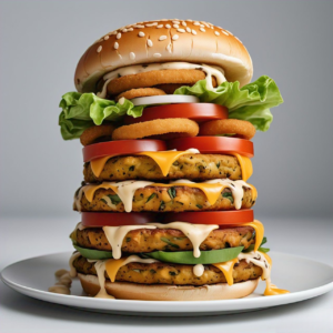 Veggie Tower Burger
